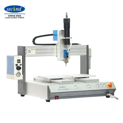 SMT Assembly Dual Y Axis Desktop Hot Melt AB Bond Adhesive Resin Doming Robot Vending Machine SEC-540EDY SEC-540EDY
